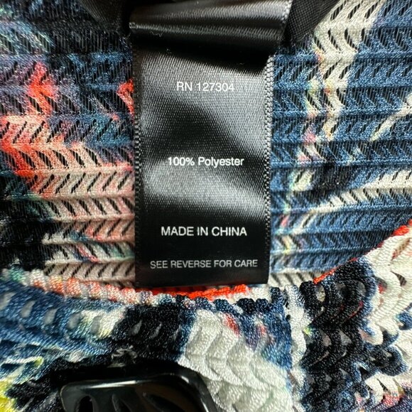 Ali Miles Cardigan Womens Petite Small Breathable Button Up Pockets Tropical - Picture 16 of 16